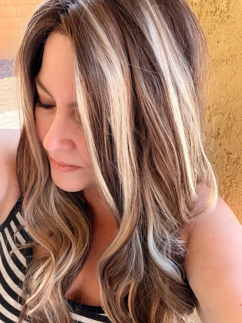 Autumn by CindHAIRella Crowns Synthetic Long Wavy Wig with Blonde Highlights